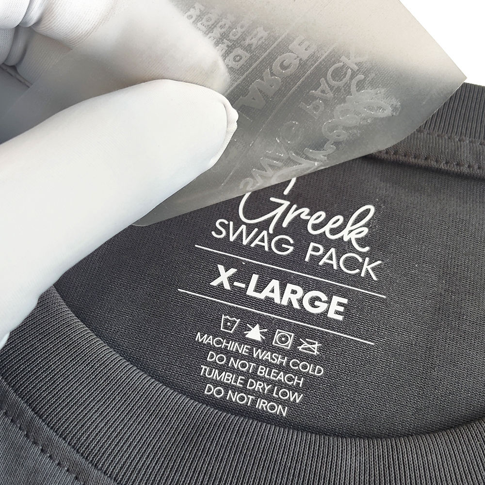 DTF heat transfer clothing labels nz