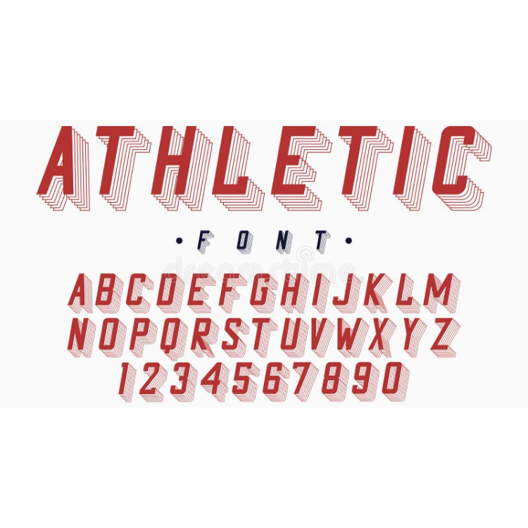 DTF Names and Numbers for Sports Uniforms